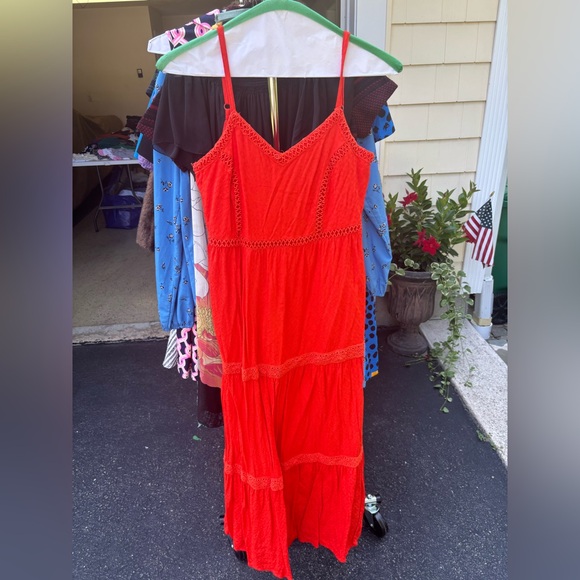 Joie Dresses & Skirts - Joie Vibrant Orange Maxi Dress